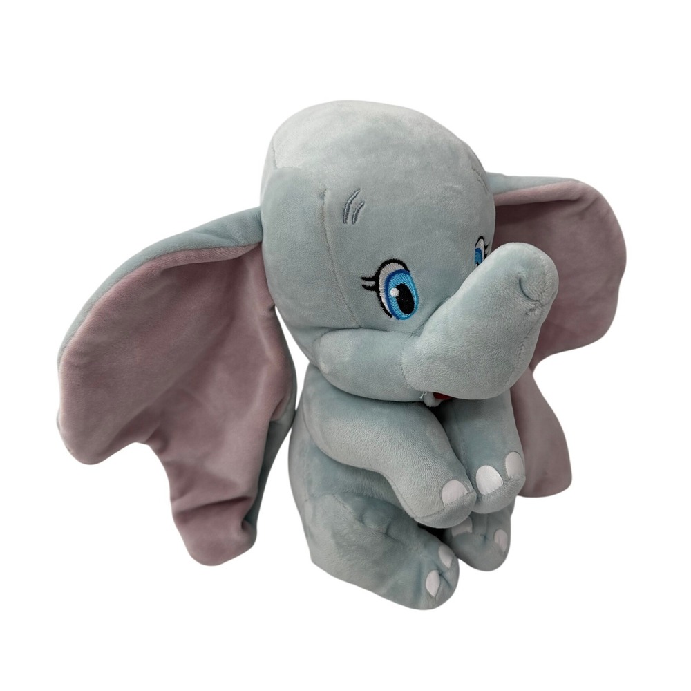 Ty Disney Dumbo Plush Stuffed Animal Toy 9 Inch Blue Grey Elephant Beanie Baby